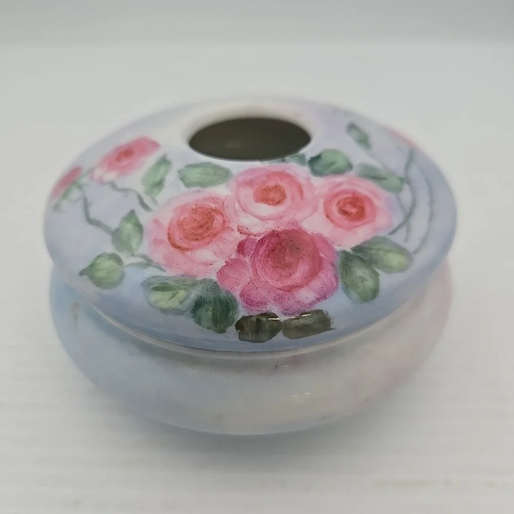 Vintage Antique Vanity Hair receiver Box Austria‎